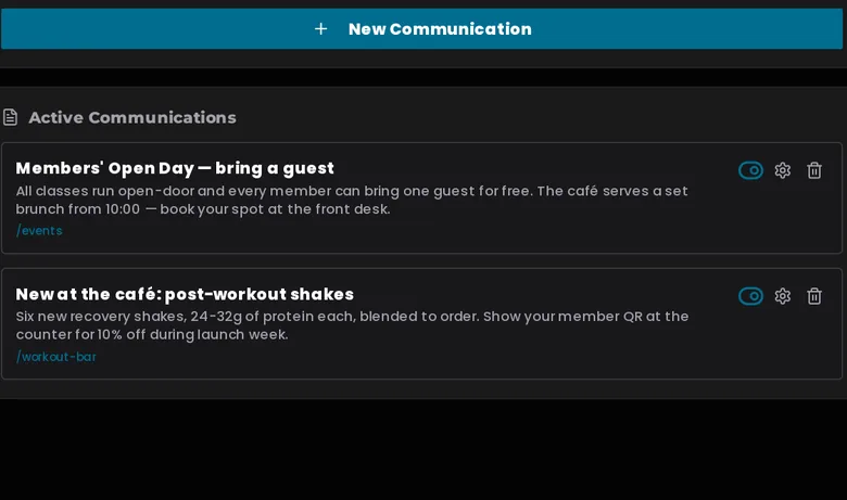 Notifications push